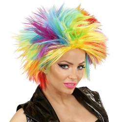 Paruka dámská duhová punk